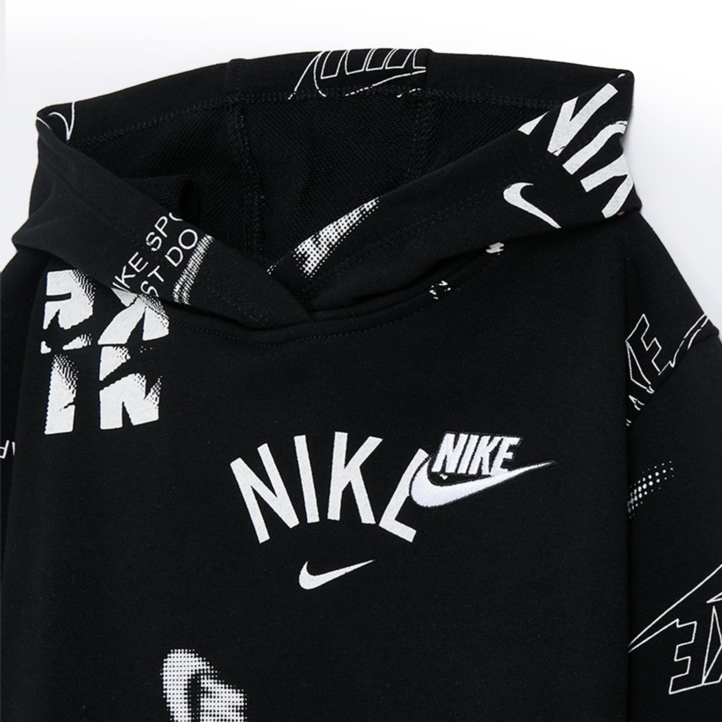 Nike NKN Club Brand Energy Short AOP Hood - Black