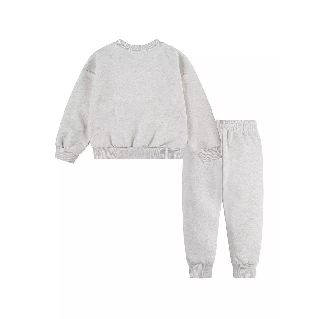 Nike NKN Essential Fleece Crew Set - Birch Heather