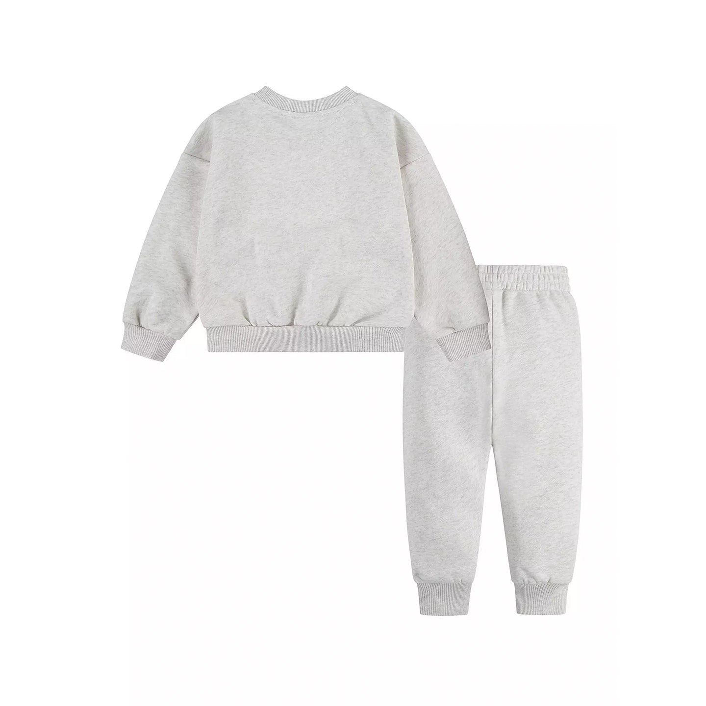 Nike NKN Essential Fleece Crew Set - Birch Heather
