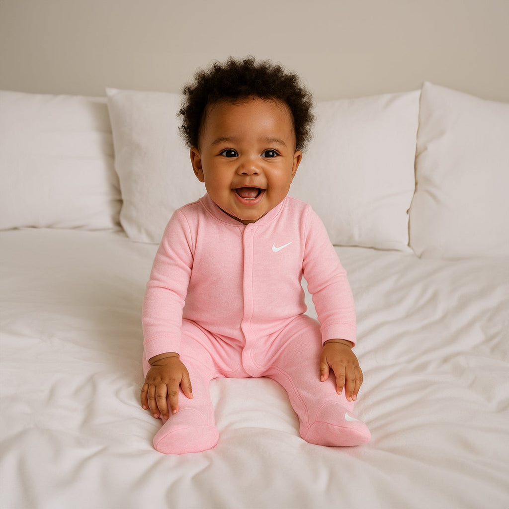 Nike Baby Essent Pointelle Coverall Pink Foam Heather