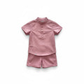 Chinese Collar Shirt & Short Set