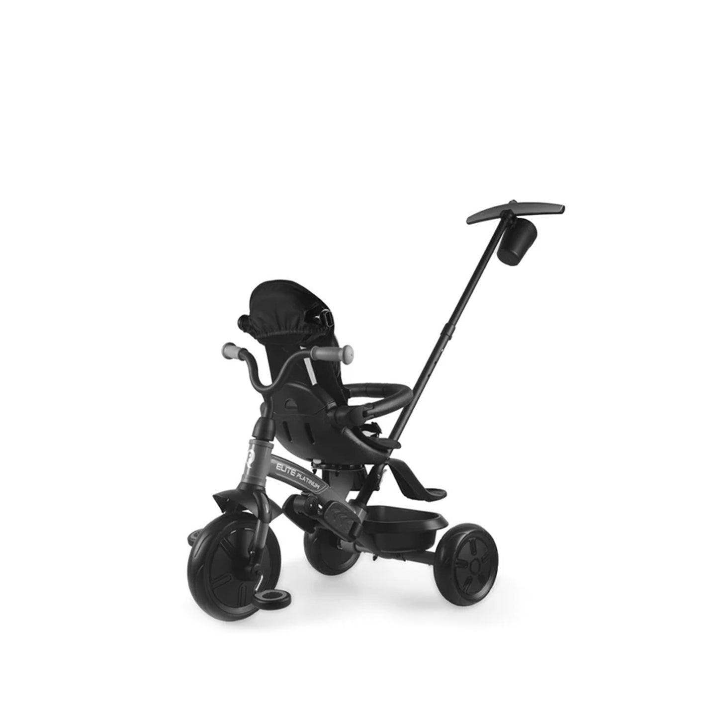 QPlay Elite Platinum Tricycle W/Reversing Seat Black