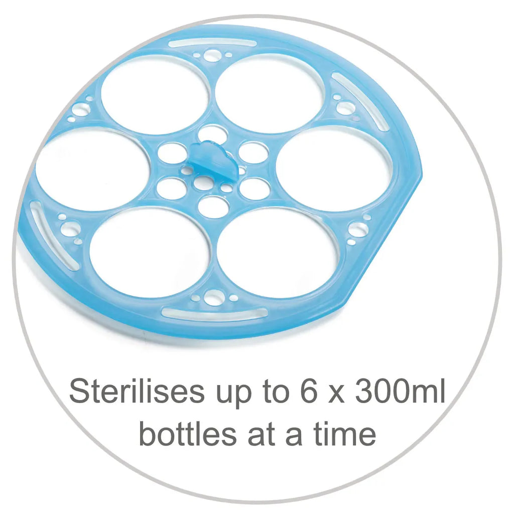 Snookums Microwave Steam Steriliser - Grey