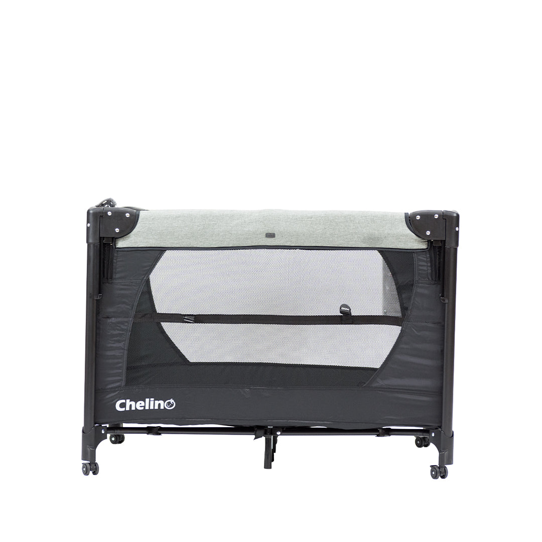 Chelino Tiffany Lux III Co-Sleeper Camp Cot with Mattress