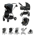 Viano Matrix 3 in 1 Travel System, Chrome Black & Grey