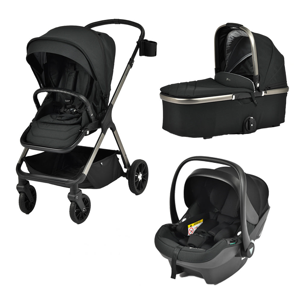 Viano Matrix 3 in 1 Travel System, Chrome Black & Grey