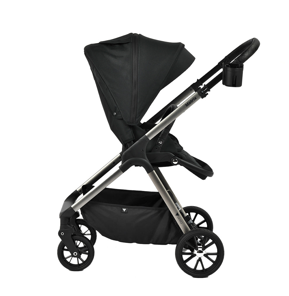 Viano Matrix 3 in 1 Travel System, Chrome Black & Grey