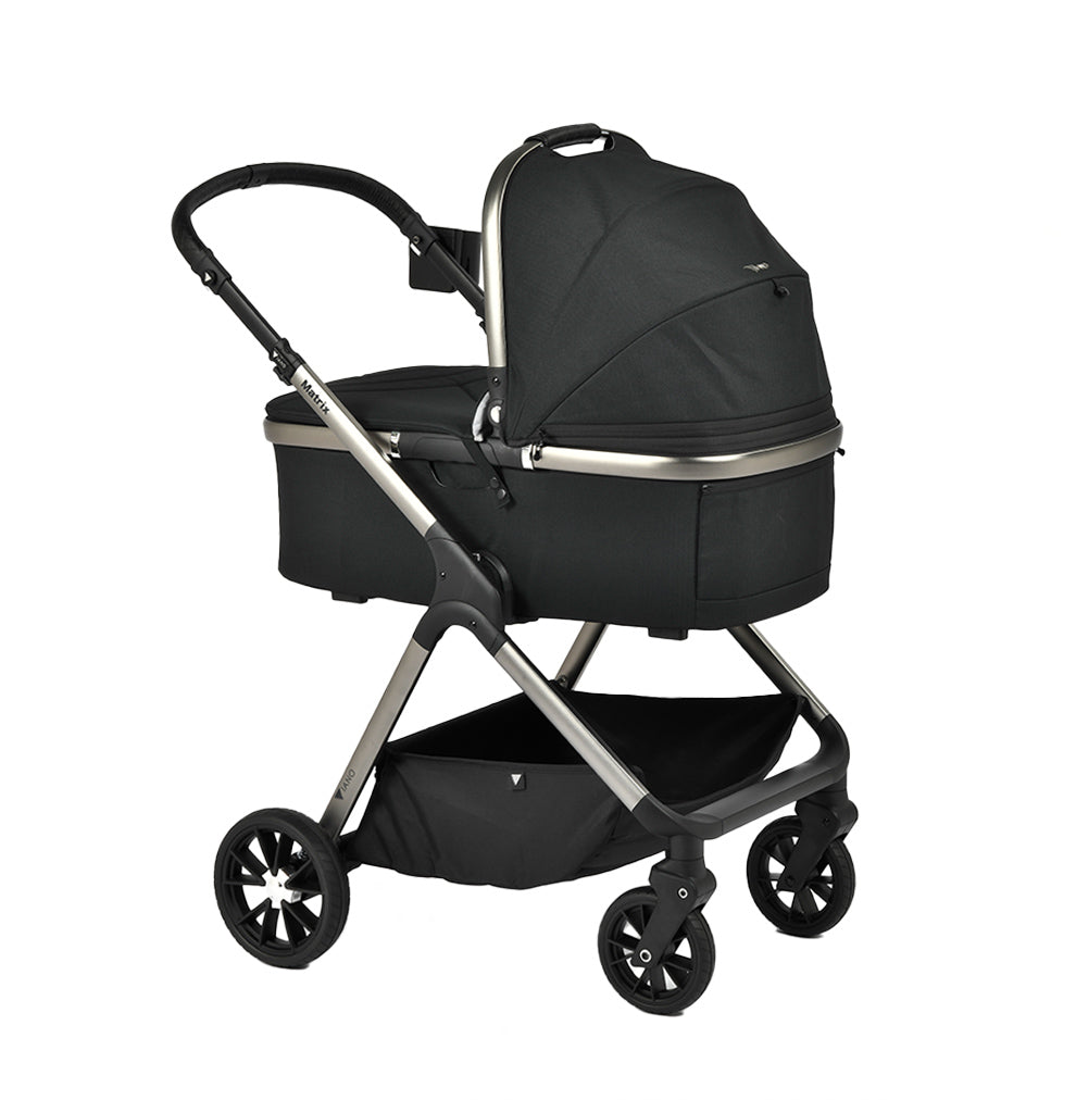 Viano Matrix 3 in 1 Travel System, Chrome Black & Grey