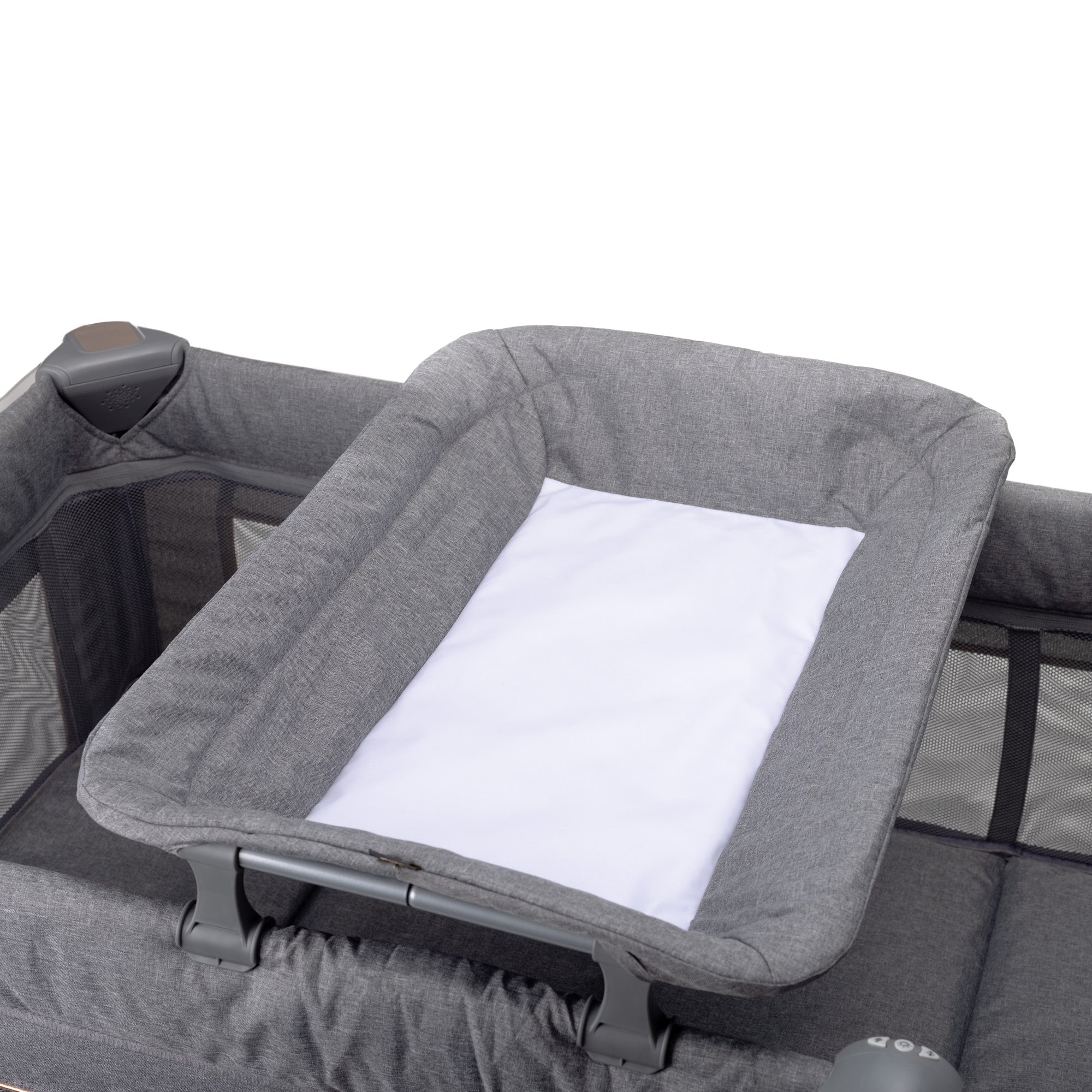 Cuddle Me Lux 2 in 1 Camp Cot with Baby Monitor