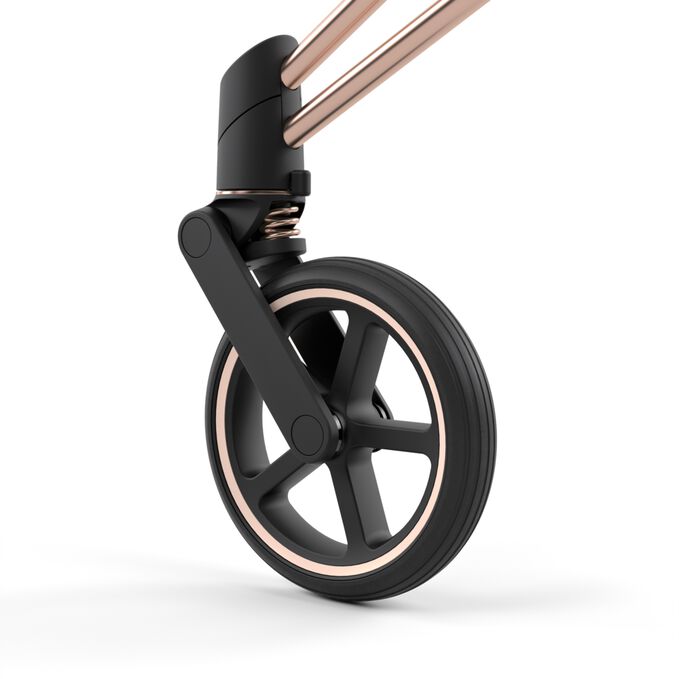 PRIAM Gen 3 Rose Gold Frame with Nautical Blue Seat Pack