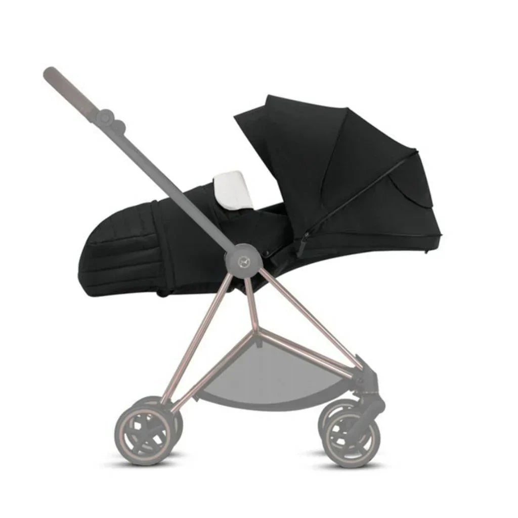 MIOS GEN 3 Chrome Frame with Simply Flowers Seat Pack & Black Lite Carry Cot S