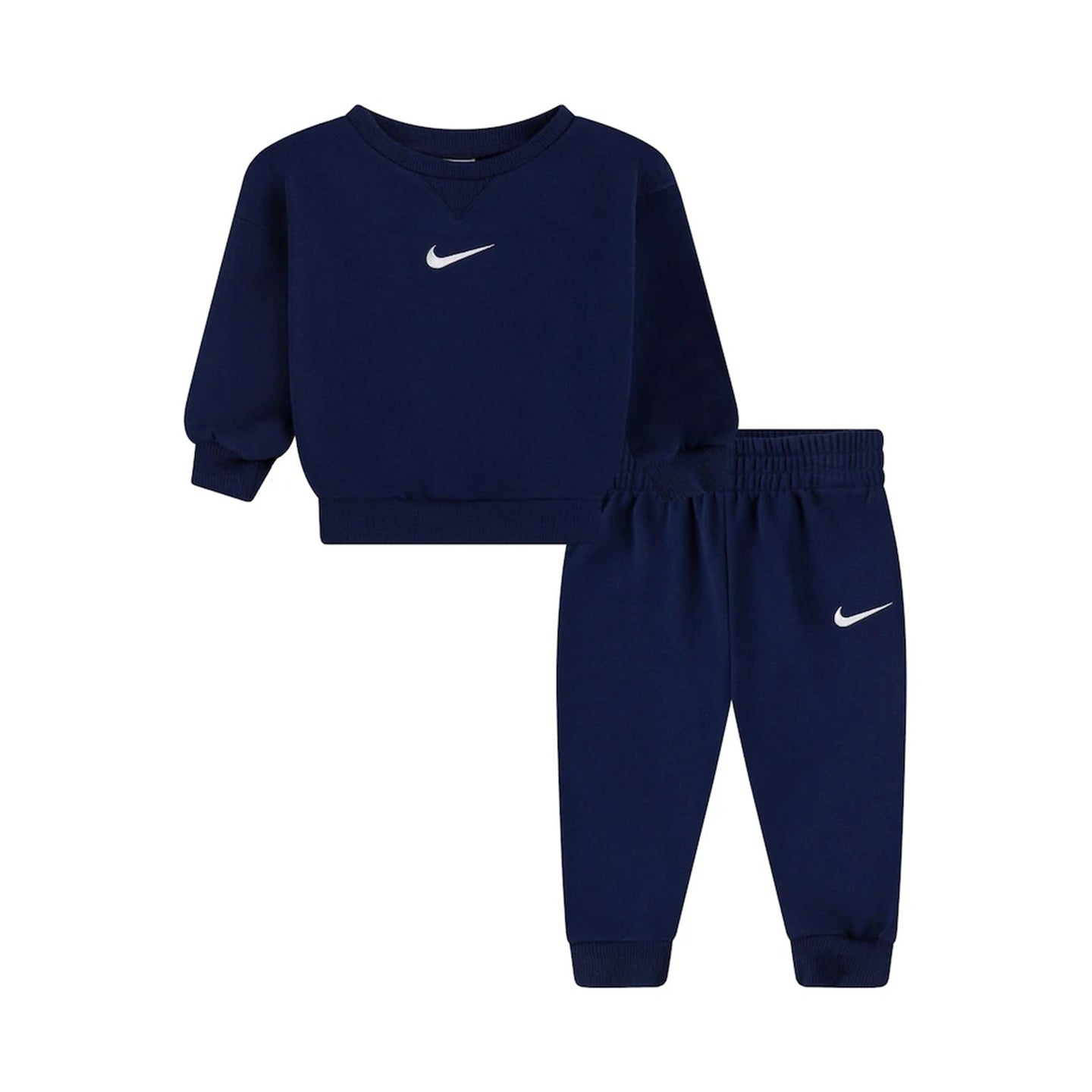 Nike NKN Essential Fleece Crew Set - Midnight Navy