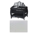 Chelino Tommy Camp Cot Black with Mattress